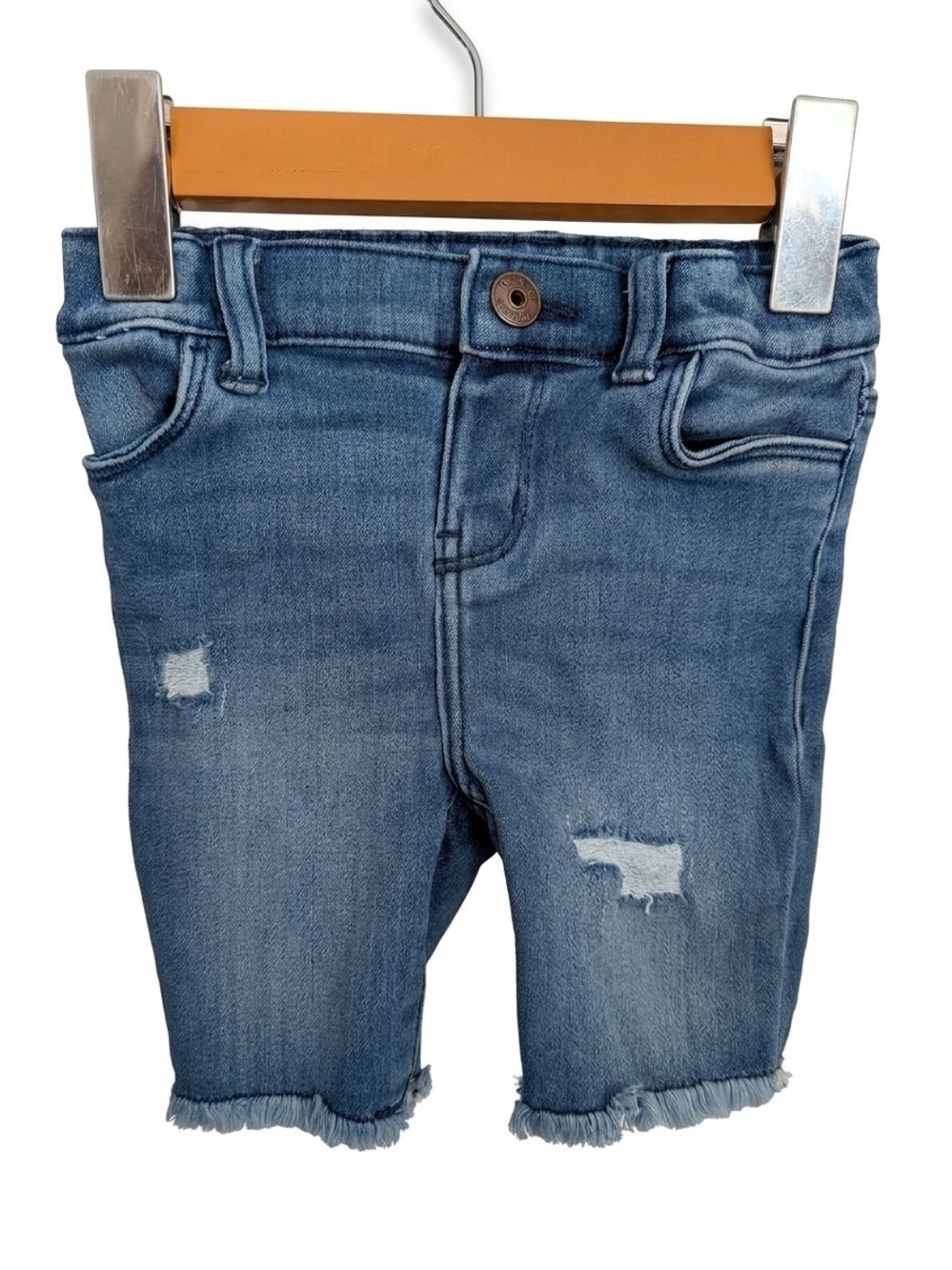 OshKosh B'gosh Blue Distressed Kids Denim Shorts